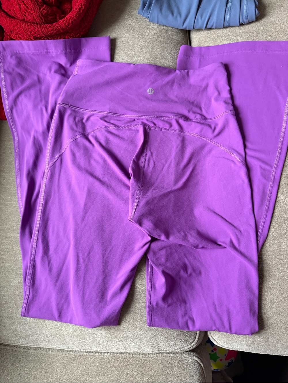lululemon athletica Bright Purple High-Rise Yoga Leggings